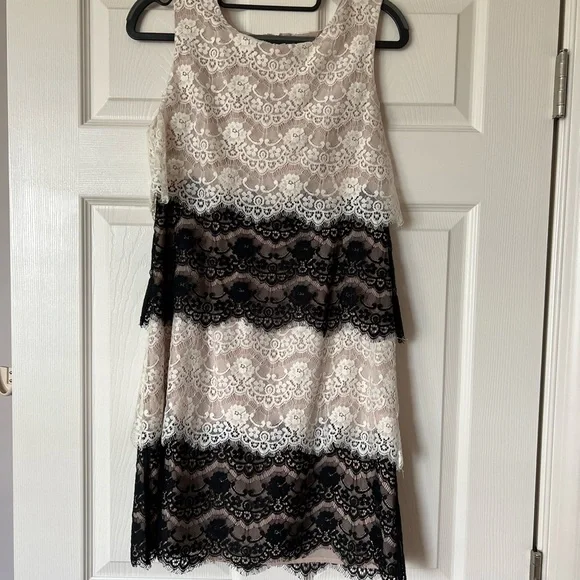 jessica simpson lace dress Amazon.com: Jessica Simpson Women's Bonded Lace Dress, Navy/White, 12 : Clothing, Shoes & Jewelry